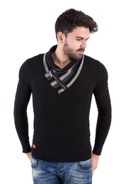 Strickpullover Temecula mit lssigem Schalkragen