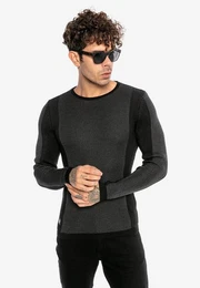 Strickpullover Santa Maria mit gestreifem Strickmuster