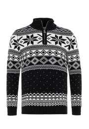 Strickpullover Sandy Springs mit trendigem Norweger-Muster