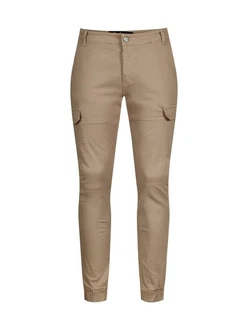 behype Cargohose BHMattheo2 Jogging-Design Khaki