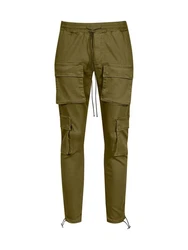 2Y Premium Cargohose ELIJAH Dunkelgrün/Khaki