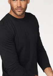 Man's World Langarmshirt Dunkelgrau/Schwarz/Grau/Dunkelblau