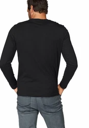 Man's World Langarmshirt Dunkelgrau/Schwarz/Grau/Dunkelblau