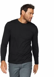 Man's World Langarmshirt Dunkelgrau/Schwarz/Grau/Dunkelblau