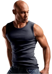 H.I.S Muscleshirt 3-tlg Dunkelblau/Grau/Hellblau