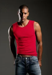 H.I.S Muscleshirt 3-tlg Dunkelblau/Lila/Rot/Mischfarben