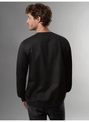 TRIGEMA Sweatshirt schwarz
