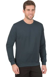 TRIGEMA Sweatshirt Dunkelblau/Grau/Dunkelgrau/Blau