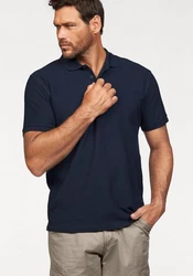 Fruit of the Loom Poloshirt Piqué Dunkelblau/Blau