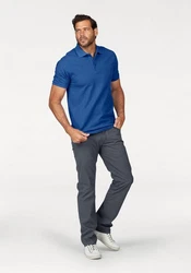 Fruit of the Loom Poloshirt Piqué Blau/Dunkelblau/Hellblau