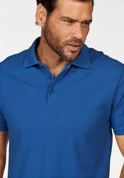 Fruit of the Loom Poloshirt Piqué Blau/Dunkelblau/Hellblau
