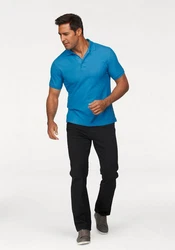 Fruit of the Loom Poloshirt Piqué Blau/Türkis/Hellblau