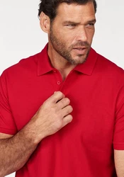 Fruit of the Loom Poloshirt Piqué Rot/Dunkelrot