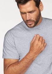 Fruit of the Loom T-Shirt mit Rundhalsausschnitt Grau/Hellgrau/Weiß/Dunkelblau