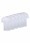 Fruit of the Loom T-Shirt mit Rundhalsausschnitt Weiß/Dunkelblau/Creme