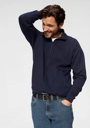Sweatjacke aus Baumwollmischung