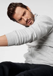 Fruit of the Loom Sweatjacke Grau/Hellgrau