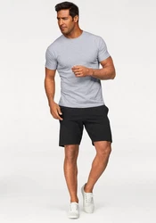 Fruit of the Loom Sweatshorts Bequeme Form Schwarz/Dunkelgrau