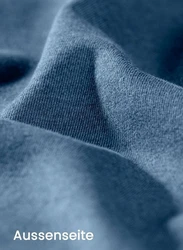 Trigema Sweatjacke mit Kapuze Dunkelblau/Blau/Grau