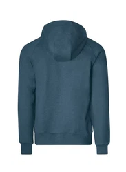 Trigema Sweatjacke mit Kapuze Dunkelblau/Blau/Grau