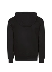 Trigema Sweatjacke mit Kapuze Schwarz/Braun