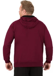 Trigema Sweatjacke mit Kapuze Lila/Rosa/Dunkelrot/Bordeaux/Rot