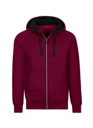 Trigema Sweatjacke mit Kapuze Lila/Rosa/Dunkelrot/Bordeaux/Rot