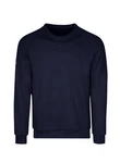 Trigema Sweatshirt mit angerauter Innenseite blau