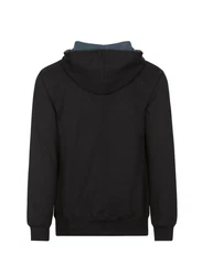 Trigema Kapuzensweatshirt Kapuzenshirt Schwarz/Dunkelgrau
