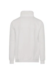 Trigema Sweatshirt mit Reißverschluss Weiß/Creme/Hellblau