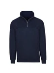 Trigema Sweatshirt mit Reißverschluss blau/navy