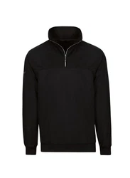 Trigema Sweatshirt mit Reißverschluss schwarz