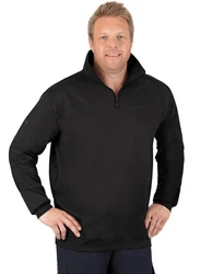 Trigema Sweatshirt mit Reißverschluss schwarz