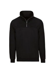 Trigema Sweatshirt mit Reißverschluss schwarz