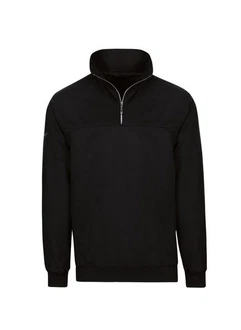 Trigema Sweatshirt mit Reißverschluss schwarz