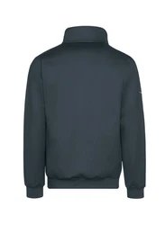 Trigema Sweatshirt mit Reißverschluss grau