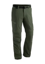 Maier Sports Funktionshose Tajo 2 He-Zip Off Hose Dunkelgrün/Grün/Khaki