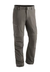 Maier Sports Funktionshose Tajo 2 He-Zip Off Hose Khaki/Grau