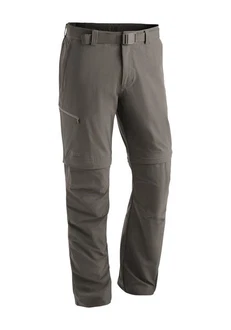 Maier Sports Funktionshose Tajo 2 He-Zip Off Hose Khaki/Grau