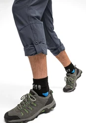 Maier Sports Funktionshose Nil Dunkelblau/Grau/Blau/Dunkelgrau