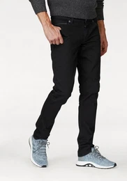 Straight-Jeans Dylan gerade Beinform, Used-Waschung, niedrige Leibhhe