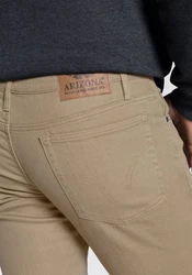 Arizona Stretch-Hose Harry Khaki/Beige