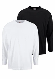 Langarmshirt (Packung, 2-tlg) aus reiner Baumwolle