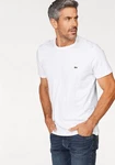 Lacoste T-Shirt mit Rundhalsausschnitt Weiß/Creme/Schwarz