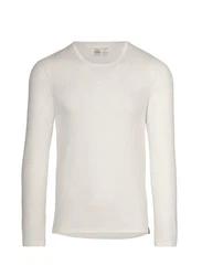 Trigema Sweatshirt TRIGEMA Sportshirt Weiß/Creme/Khaki/Beige/Grau/Braun
