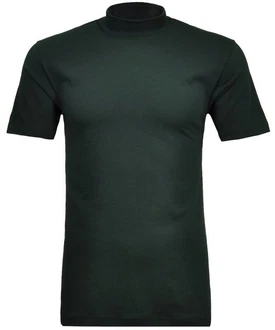 RAGMAN Stehkragenshirt Dunkelgrün/Grün