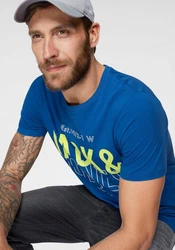 Jack & Jones T-Shirt KOMPO TEE Dunkelblau/Blau
