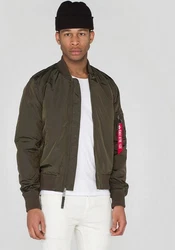 ALPHA INDUSTRIES Jacke MA-1 TT Braun/Khaki/Dunkelgrün/Dunkelbraun