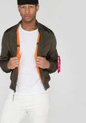 ALPHA INDUSTRIES Jacke MA-1 TT Braun/Khaki/Dunkelgrün/Dunkelbraun