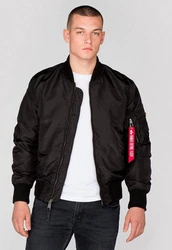 ALPHA INDUSTRIES Jacke MA-1 TT Schwarz/Grau/Dunkelgrau